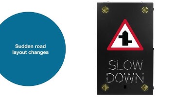 Vehicle Activated Warning Sign - Versatile Warning Sign from Messagemaker Displays