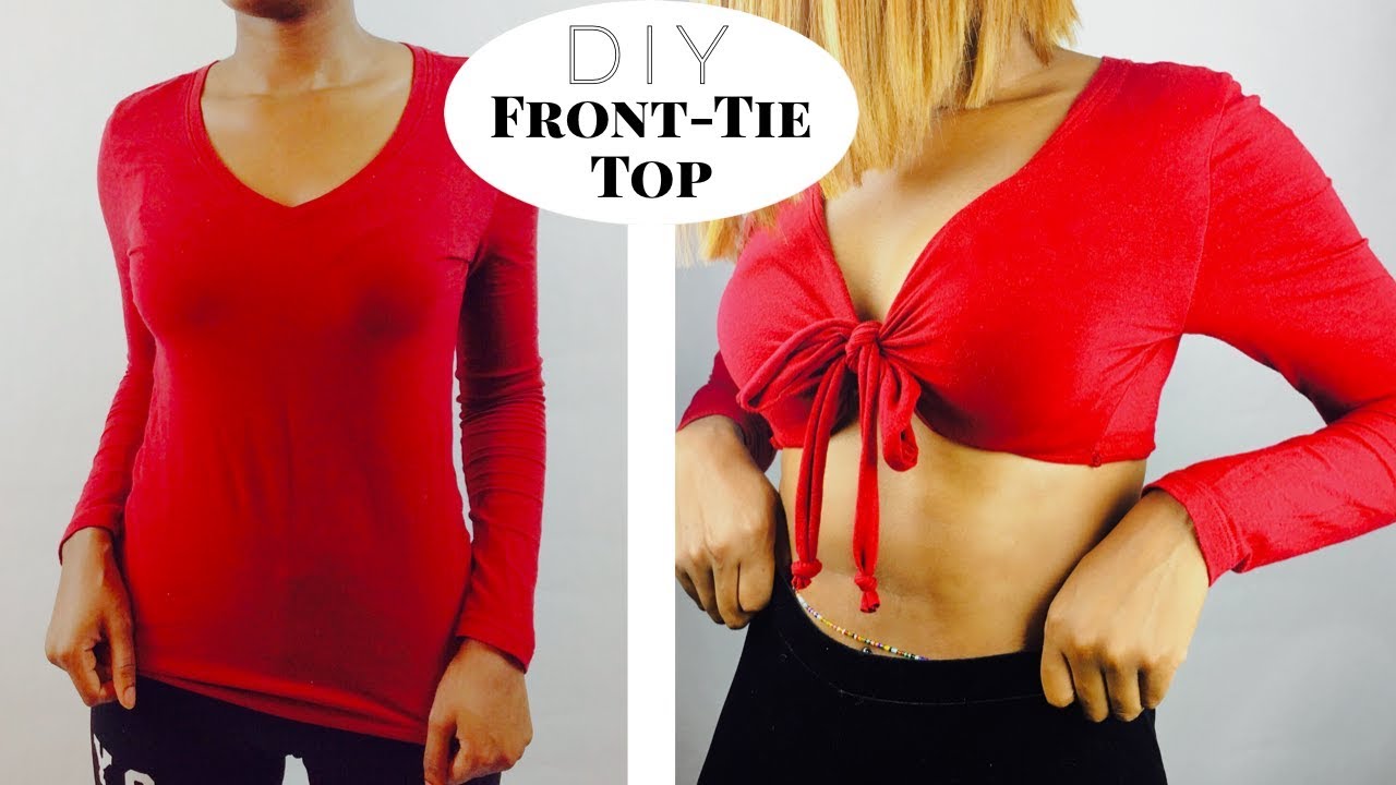 SEXY Top No Sew Tie Top