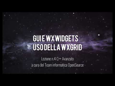 C++ e la Gui con WxWidgets - Lezione 4