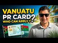 VANUATU PR IN 20 DAYS - YOU CAN'T APPLY YOURSELF!
