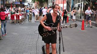 Romain Axisa - 'Georgia On My Mind', (Ray Charles Cover) - Busking Live in  Chinatown,  London