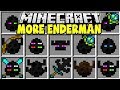 MINECRAFT MORE ENDERMAN MOD | ENDERMAN TITANS, MINIONS, GOLEMS, FARLANDERS!!