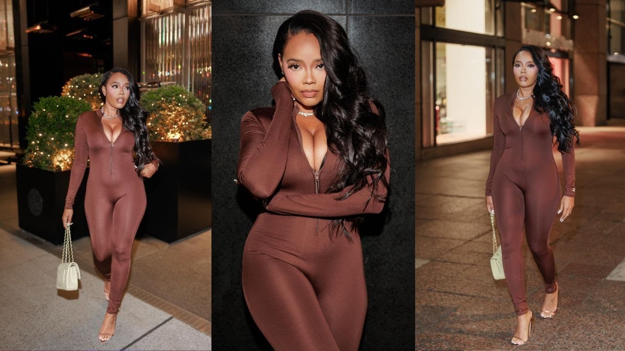 Angela Simmons Stuns in New York 🌆 | Fashion Icon Shares Her Love for the City ❤️♾️
