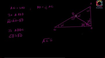 Opposite Side to 30 Degree is Half in Length to Hypotenuse  | Theorem 10 a | Topic 12.15 |  Urdu