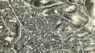 Norwich Connecticut 1912 Panoramic Bird's Eye View Map 6352