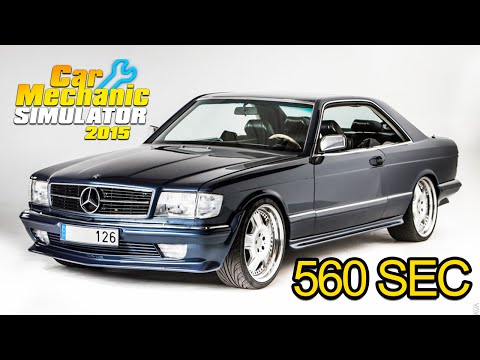 Car Mechanic Simulator 2015 Mercedes-Benz 560 SEC Tamirhanede!