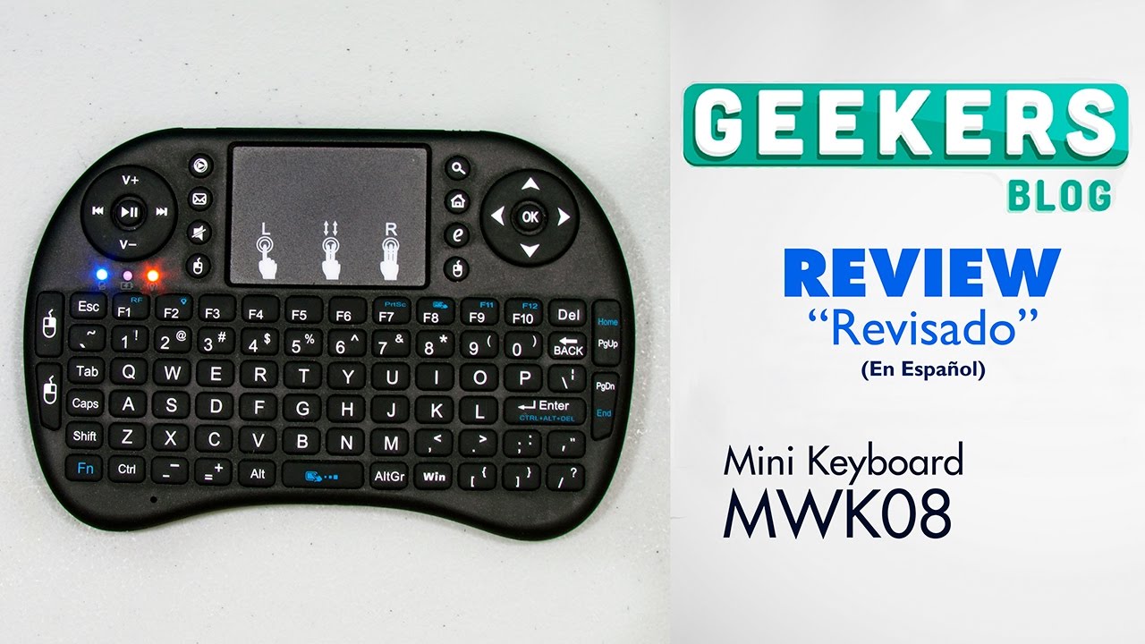 Mini Keyboard Rii i8+ MWK08 - Review en Español 