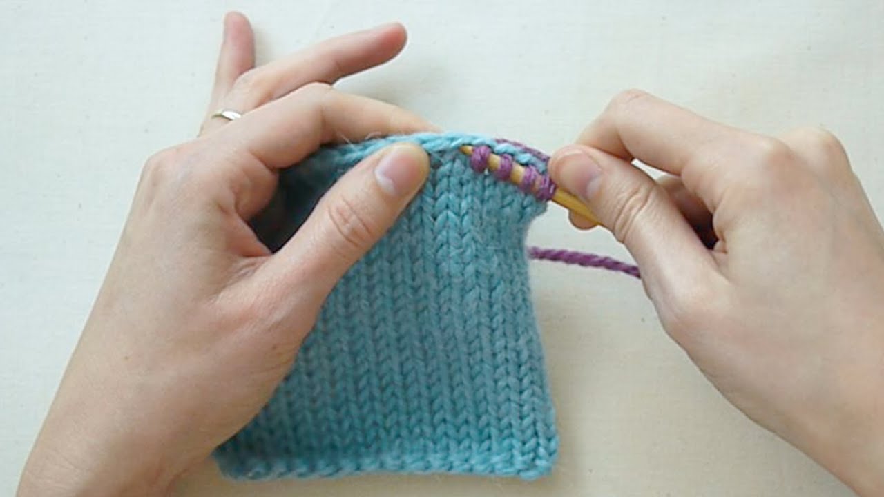 How To Pick Up Stitches Underarm at Deborah Honeycutt blog