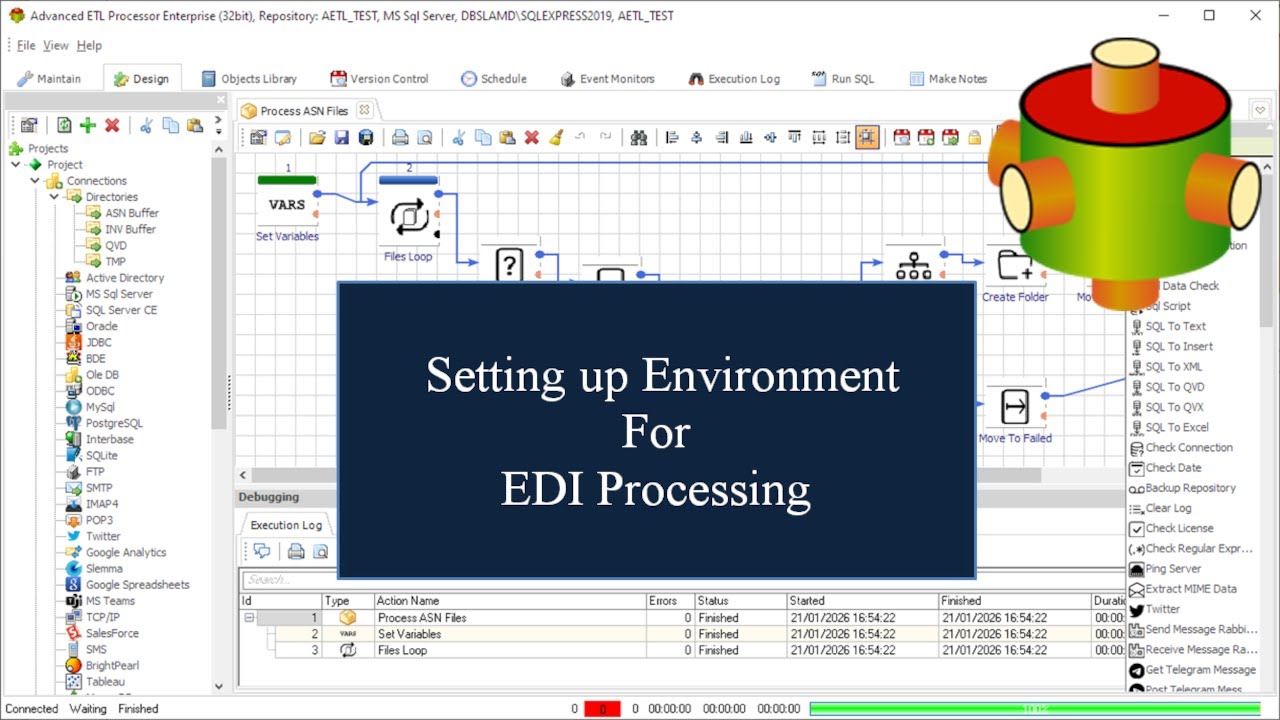 Edi Set Up Setting Up Environment for EDI Processing | Advanced ETL Processor ...