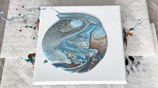 How you get cells only with Glue as Pouring Medium - Fluid Art Tutorial / Acrylic Pouring