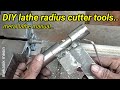 Buat pahat bubut radius untuk buat bending pipa atau roda pagar | lathe radius cutter tools, working