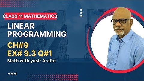 Class11 mathematics | Sindh board  | Ex 9.3 | Q 1 | Hindi