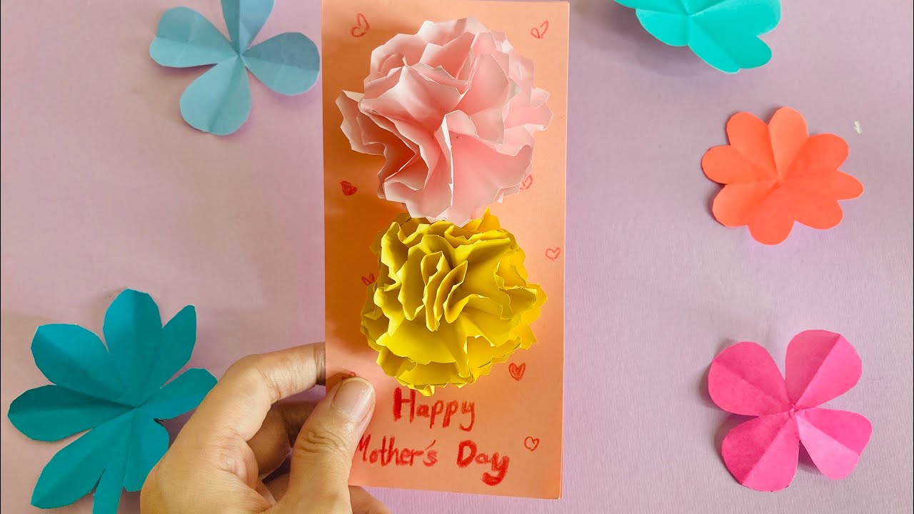 Diy 父親節花束摺紙鬱金香father S Day Origami Tulips Bouquet Youtube