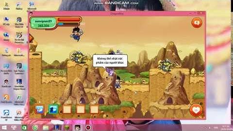 chơi ngọc rồng làm nhiêm vụ đánh 30 con heo rừng (ngoc rông online)