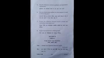 B.ed 4th semester #paper 3rd#kumaoun University # Measurement and Evaluation