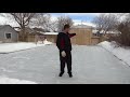 Building a backyard ice hockey rink