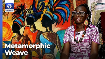 Edna Wyse-Ekenimoh Prepares For Her Solo Show Metamorphic Weave At Her Studio In Lagos