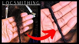 HOW TO LOCSMITH | Locsmithing | NO MORE FRIZZ