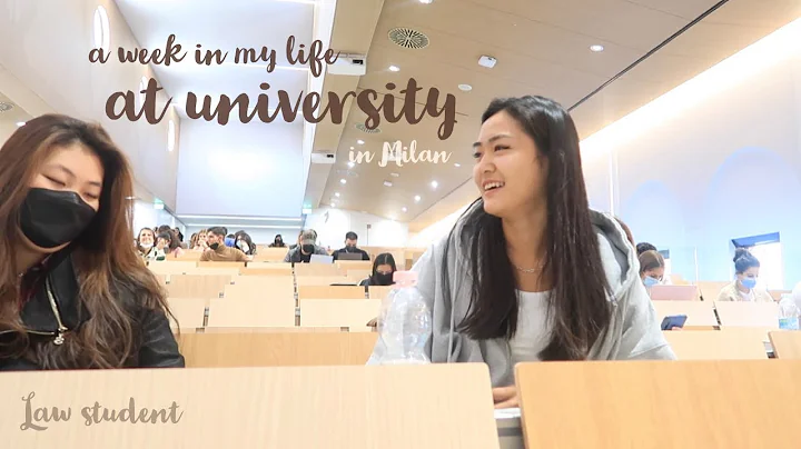 eng sub) A WEEK AT A UNIVERSITY IN MILAN | a very ...