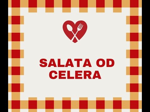 Video: Obroci Bogati Vitaminima: Salata Od Celera