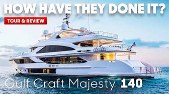 $20,000,000 charter BEAST! Gulf Craft Majesty 140 Tour & Review