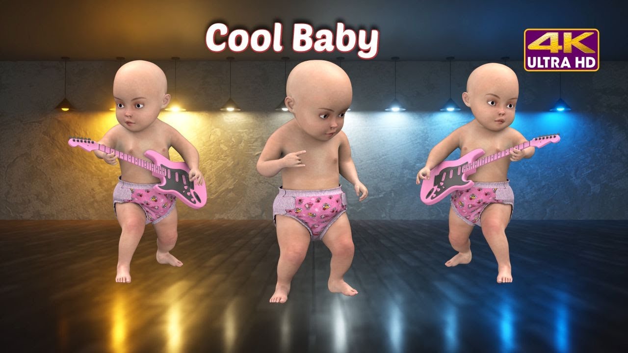 Baby Cool Dance In 4K Ultra HD Baby Dance Video Baby Cool Music Baby