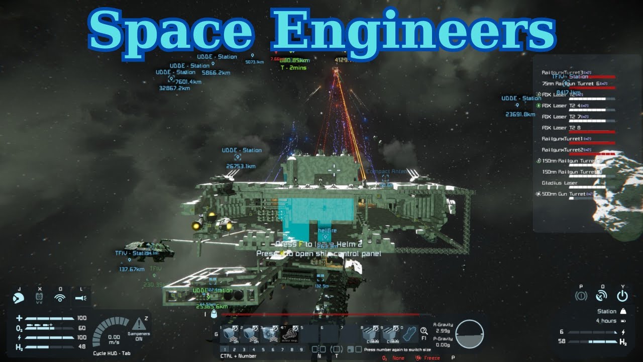 Space Engineers (E-162) Heading Back to the Shipyard - YouTube