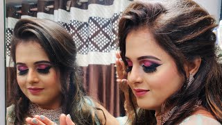 Engagement bride look?(HD Makeup) graphical liner??makeup artist Amit mehrani