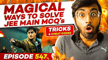 Magical Ways To Solve JEE Main MCQs🔥| Tricks & Cheat Codes #547 | #jeemain2023 #tricksandcheatcodes