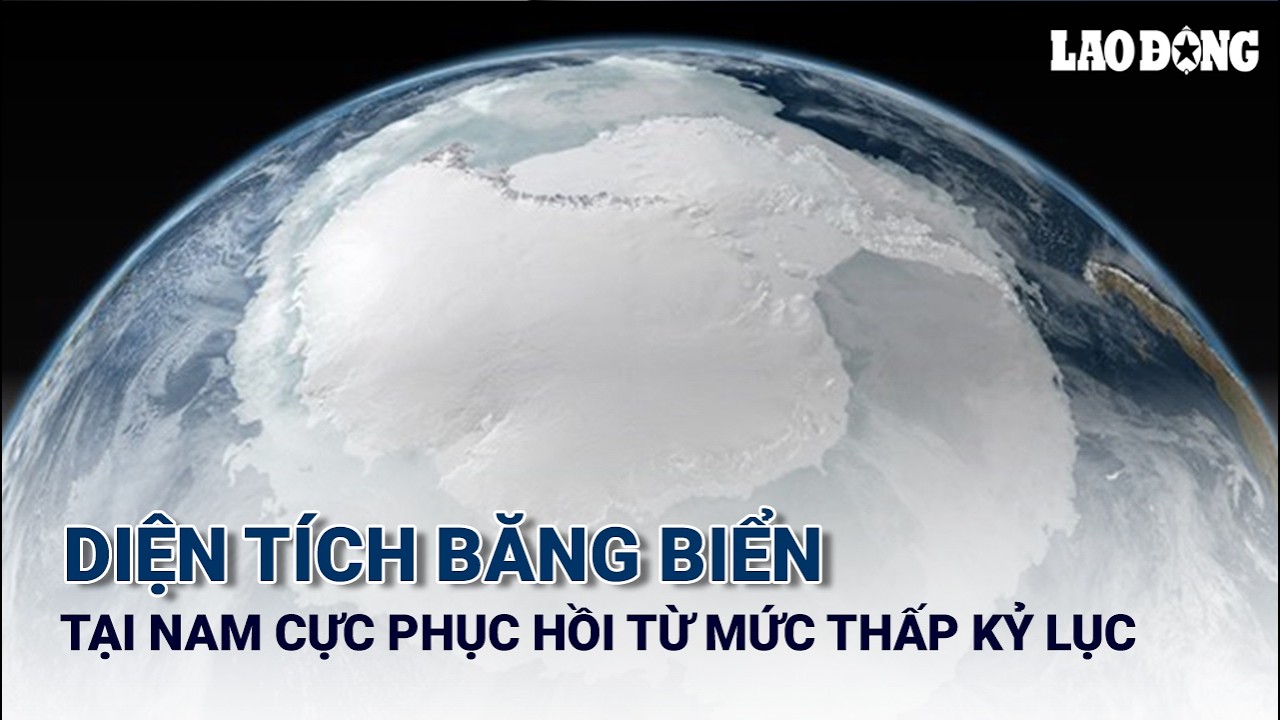 Diện tích băng biển tại Nam Cực phục hồi từ mức thấp kỷ lục | Báo Lao Động