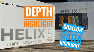 How to use Humminbird Depth Highlight and Shallow Water Highlight