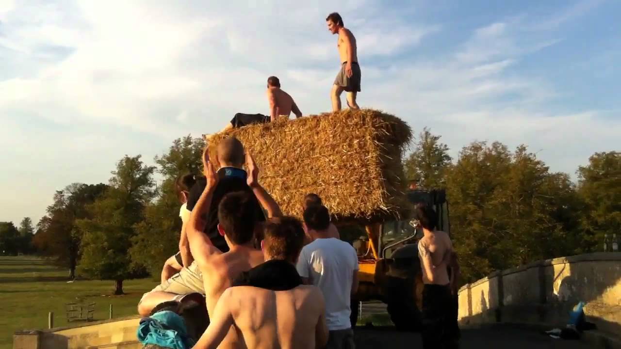 Tyringham Bridge Jump From An All Terrain Forklift YouTube