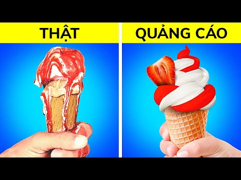 ĐỒ ĂN TRONG QUẢNG CÁO VS NGOÀI ĐỜI THỰC || Thủ Thuật Quảng Cáo Và Mẹo Chụp Ảnh