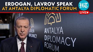 Live Turkish President Erdogan Russian Foreign Minister Lavrov Speak At Antalya Diplomatic Forum