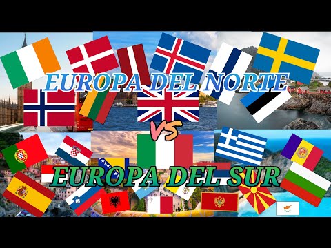 Europa del Norte VS Europa del Sur (serie completa) #edit #europa #vs