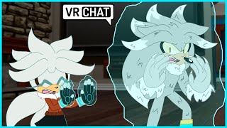 Werehog Silver Scares Silvia! (VR Chat)