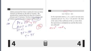 PSAT Test 2, Section 3, 15, 17