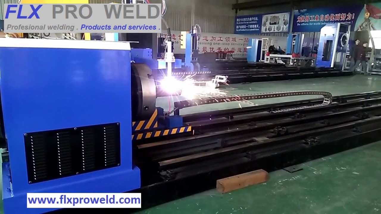 Masina CNC pentru debitat si decupat teava. FPW-XY3