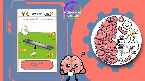 Brain Test: The cat wants to fly once again. | Level 353