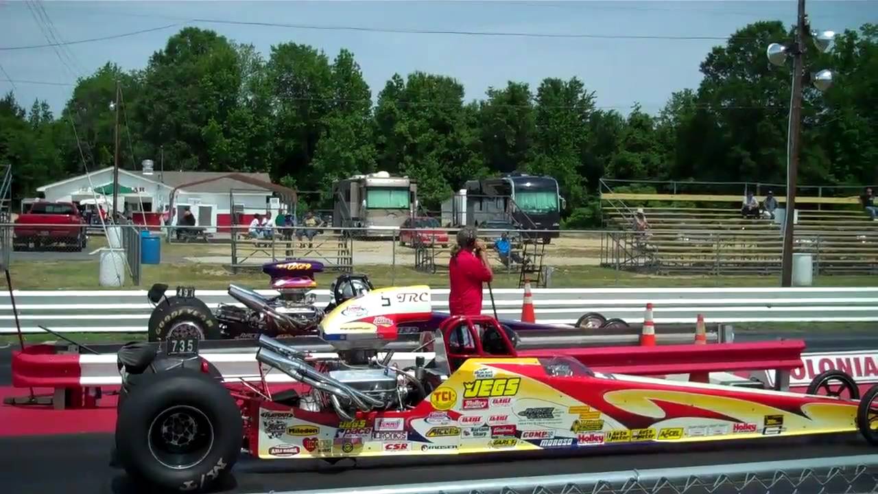 Colonial Beach Dragway Time Runs 2 Dragsters YouTube