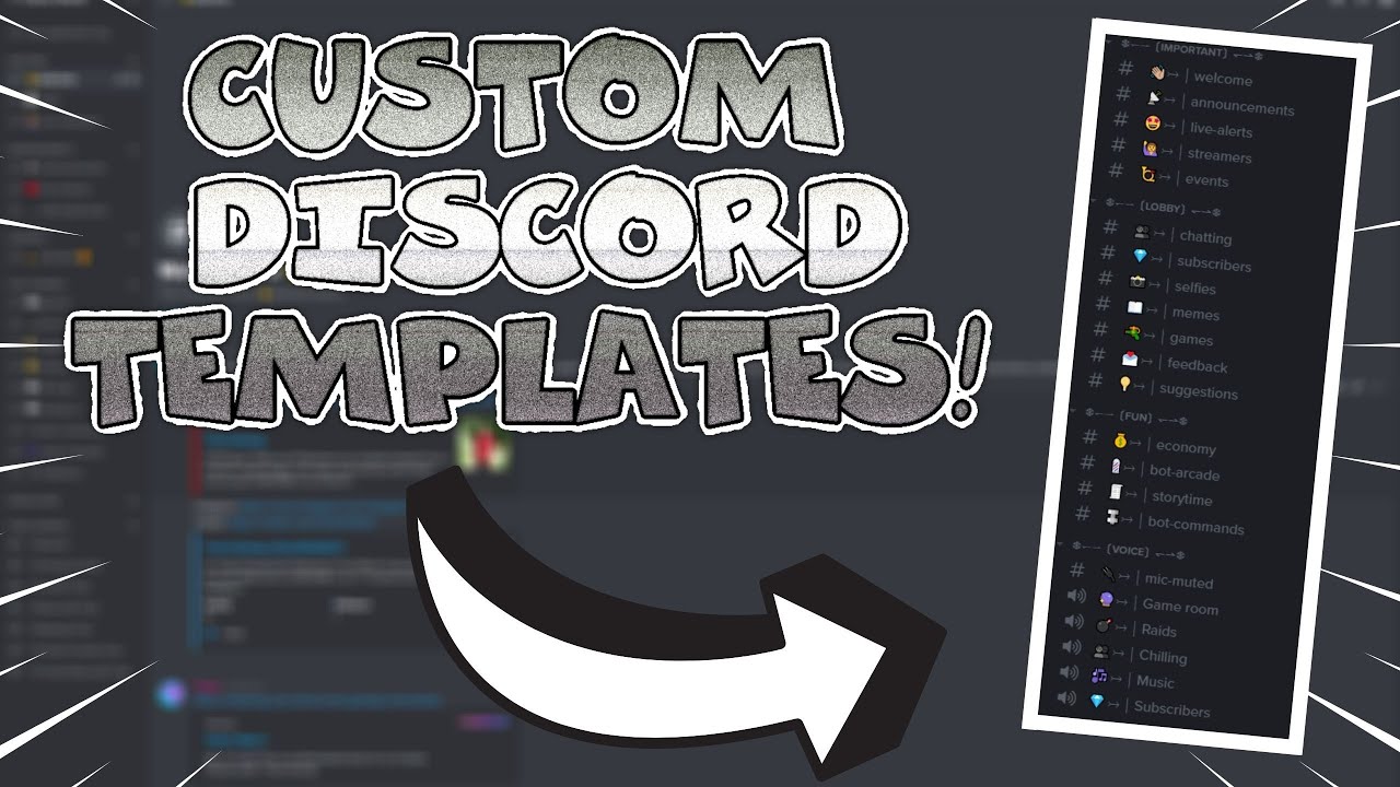 Custom DISCORD Server Templates WINDOWS MAC OS MOBILE Discord