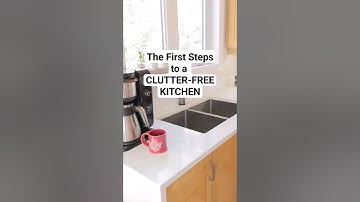 How to declutter your kitchen ✨ #shorts