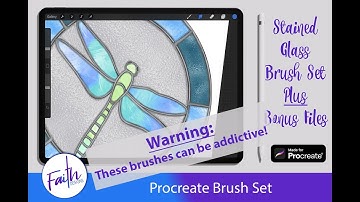 Stained Glass Brushes Made For Procreate
