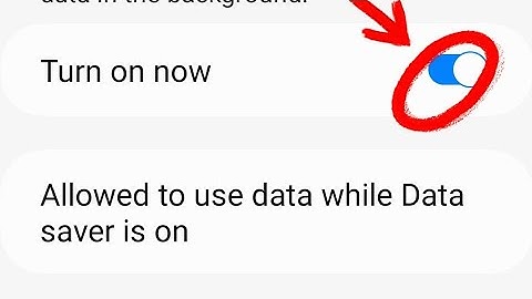 Data Saver on Samsung galaxy A73 5g, how to on data saver