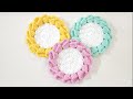 수세미뜨기/ 꽃티코스터/컵받침/Crochet tea coaster