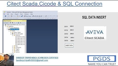 Generate Report in Citect SCADA|Log data in sql via citect|How to Write cicode in citect scada