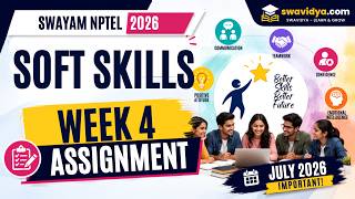 Soft Skill Week 4 Assignment July 2026 SOLUTION | All Questions & Answers | SWAYAM NPTEL screenshot 5