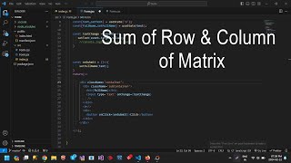Java Program to find the sum of each row and each column of a matrix