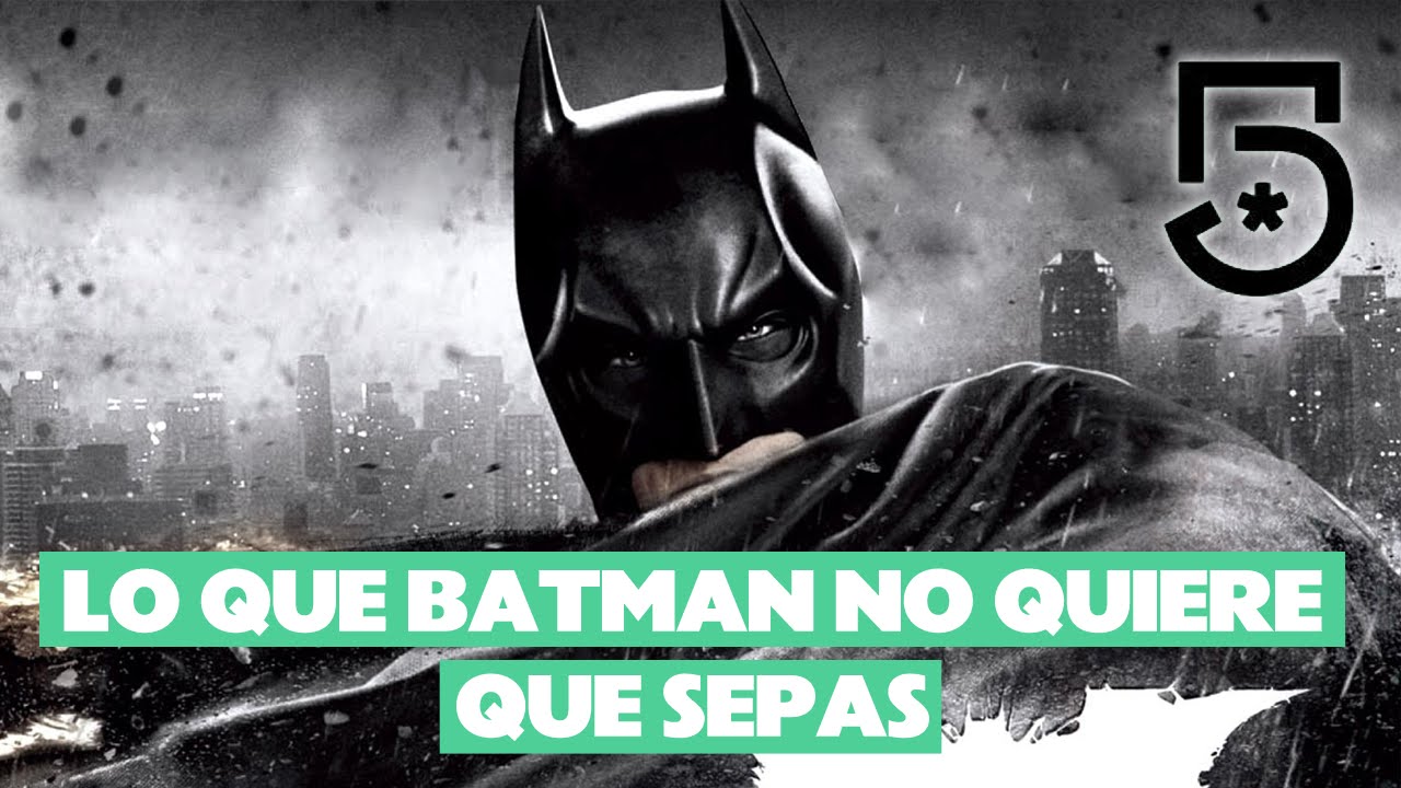 LO QUE NO SABIAS DE BATMAN - YouTube