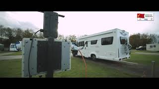 Electric checks during an AWS motorhome service